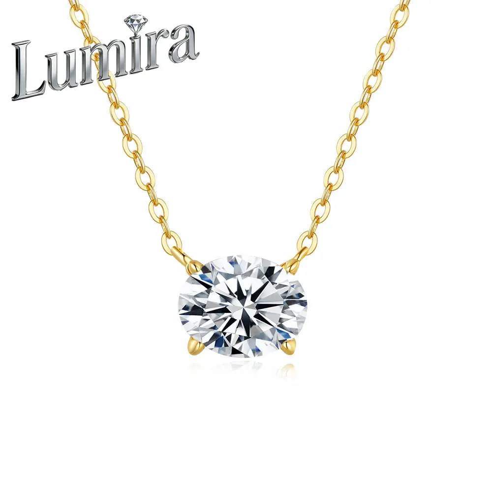 Lumira 2-Carat Oval Teardrop Pendant Women's 18K Gold Moissanite Necklace for Ladies Wedding Birthday Gifts
Lumira 2-Carat Oval Teardrop Pendant Women's 18K Gold Moissanite Necklace for Ladies Wedding Birthday Gifts