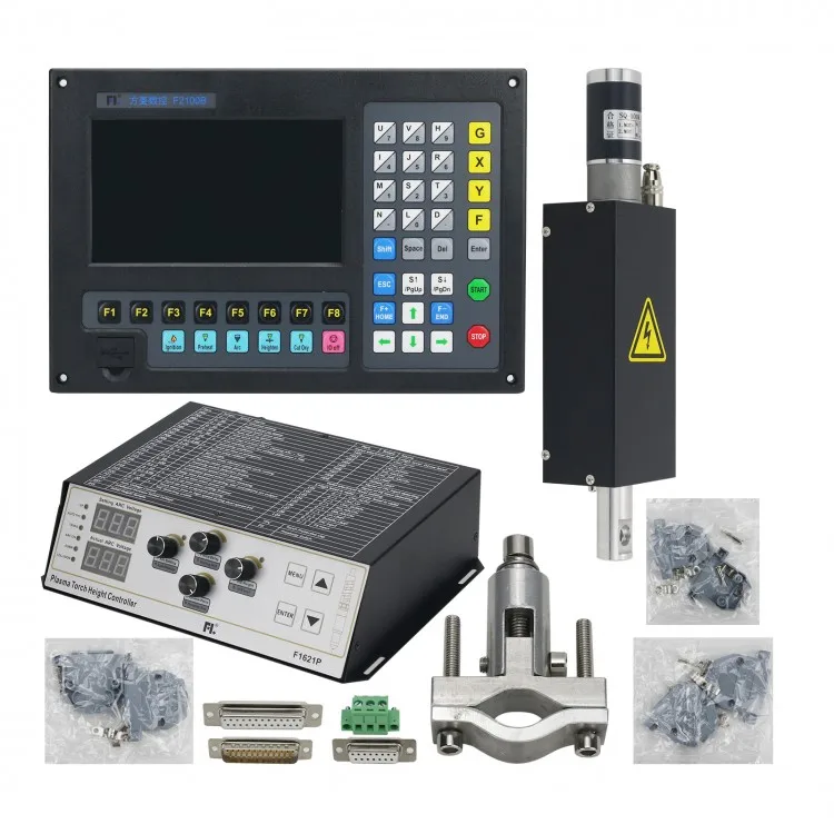 2-Axis CNC Controller F2100B+ Plasma F1621+ Lifter 2400mm/min for CNC Plasma Cutting Machine
2-Axis CNC Controller F2100B+ Plasma F1621+ Lifter 2400mm/min for CNC Plasma Cutting Machine