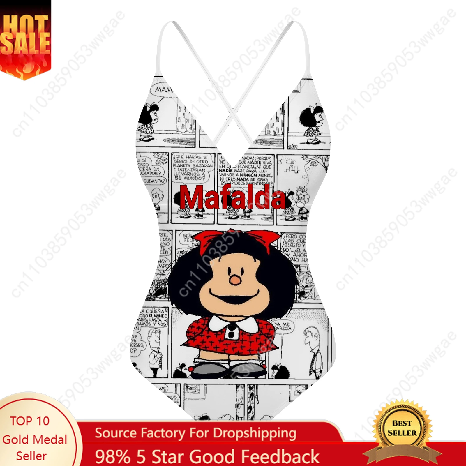 Mafalda V-neck Halter Back Swimsuits Womens Bathing Suit Personalized Bikini Pool Beach Sexy Swimwear Anime Customized Beachwear
Mafalda V-neck Halter Back Swimsuits Womens Bathing Suit Personalized Bikini Pool Beach Sexy Swimwear Anime Customized Beachwear