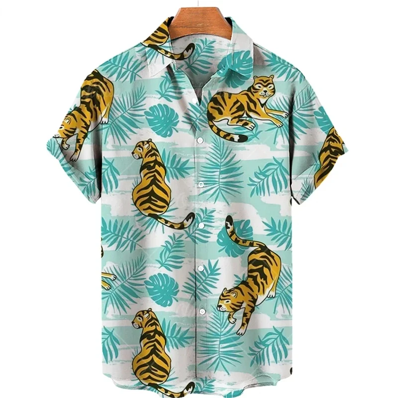 3D Print Leopard Pattern Hawaiian Shirts For Men Casual Short-sleeved Holiday Party Shirts Blouse Men's Aloha Beach Shirt
3D Print Leopard Pattern Hawaiian Shirts For Men Casual Short-sleeved Holiday Party Shirts Blouse Men's Aloha Beach Shirt