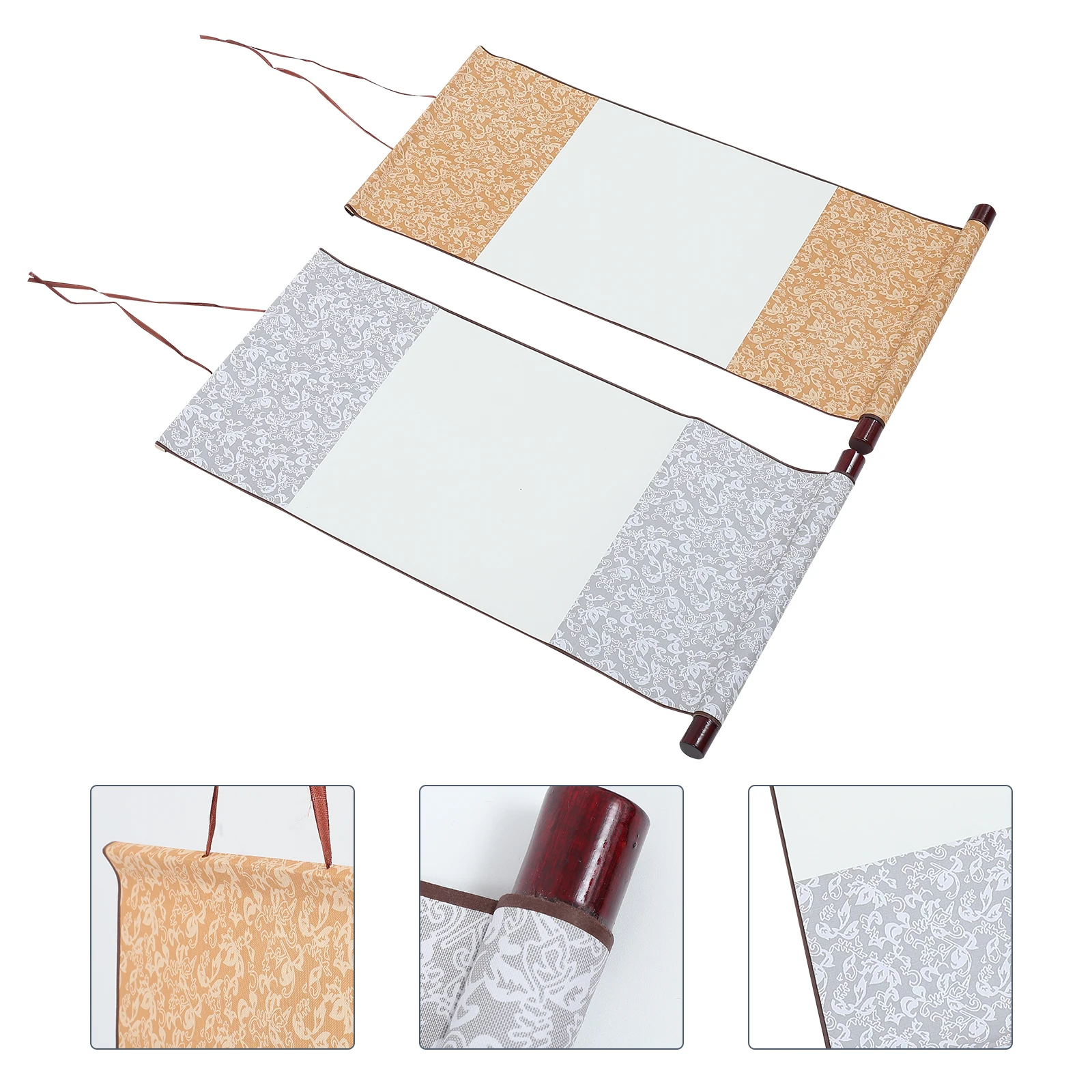 2Pcs Blank Calligraphy Paper Chinese Ink Painting Hanging Scroll Wall Hangers Water Absorbing Beginner Advanced Storage
2Pcs Blank Calligraphy Paper Chinese Ink Painting Hanging Scroll Wall Hangers Water Absorbing Beginner Advanced Storage