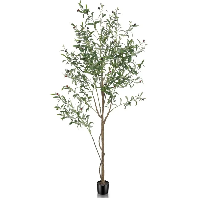 Faux Olive Tree, Artificial Olive Tree, Fake Olive Tree with Natural Wood Trunk and Realistic Leave
Faux Olive Tree, Artificial Olive Tree, Fake Olive Tree with Natural Wood Trunk and Realistic Leave