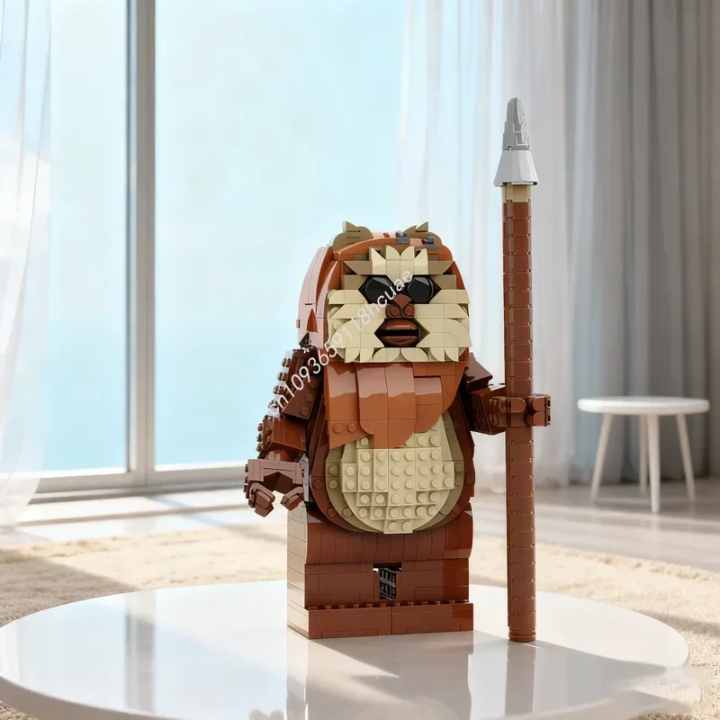 915pcs MOC Wicket The Ewok Star Battle Model Building Blocks Construction Toy Assemble Creative Idea Christmas Gift Brick
915pcs MOC Wicket The Ewok Star Battle Model Building Blocks Construction Toy Assemble Creative Idea Christmas Gift Brick