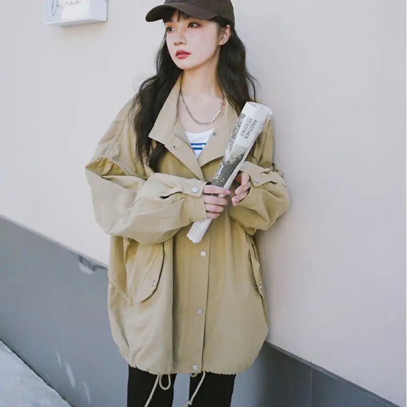 2026 Spring and Autumn Women's Trench Coat Oversized Workwear Trench Coat
2026 Spring and Autumn Women's Trench Coat Oversized Workwear Trench Coat