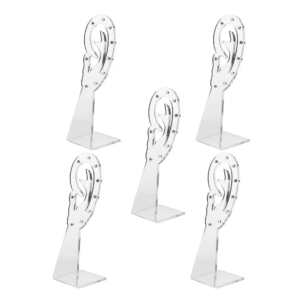 5pcs Earring Stand Clear Acrylic 9 Holes Jewelry Organizer Earring Organizer Stand Rack Holder Storage Solution
5pcs Earring Stand Clear Acrylic 9 Holes Jewelry Organizer Earring Organizer Stand Rack Holder Storage Solution