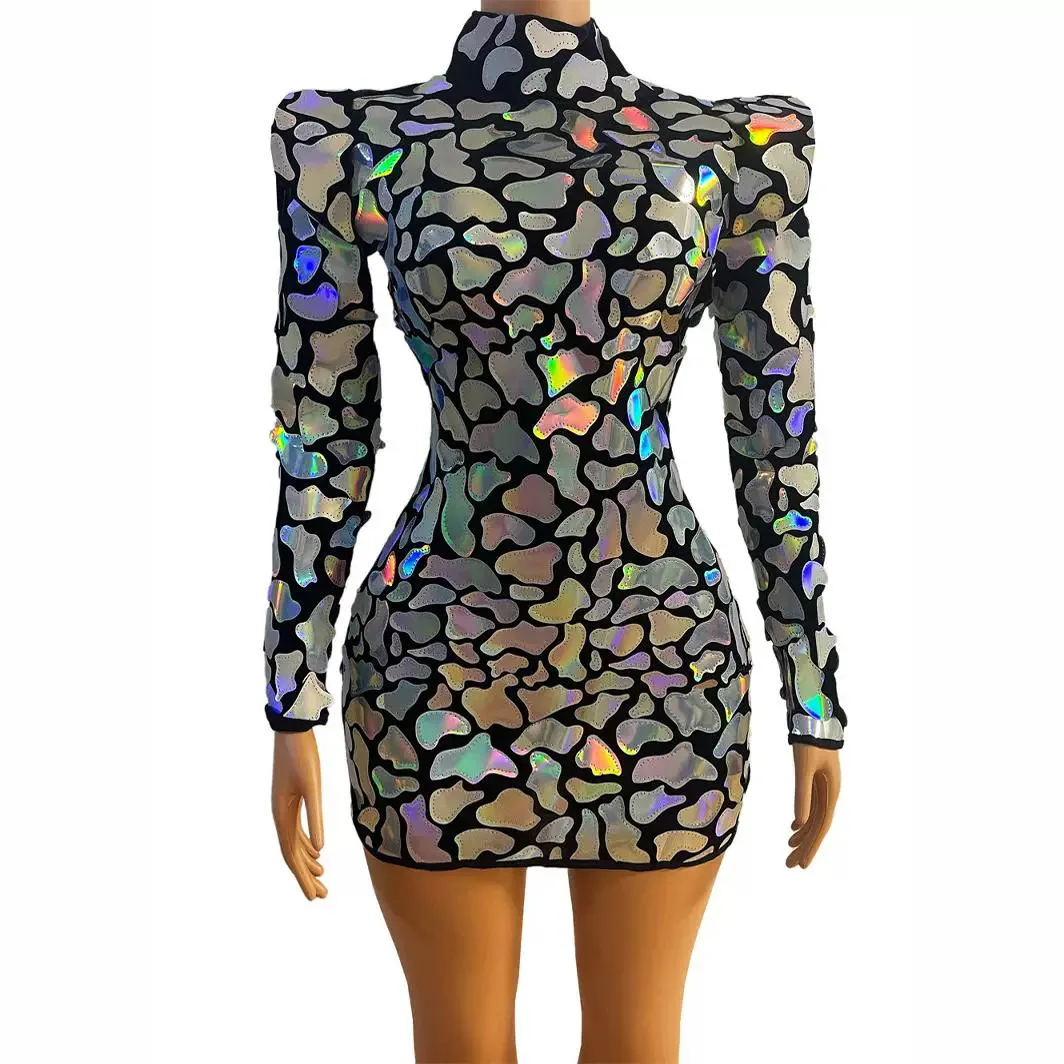 Party Dress Bright Diamond Sequins Perspective Waist Skirt Dress Stage Performance Dress
Party Dress Bright Diamond Sequins Perspective Waist Skirt Dress Stage Performance Dress