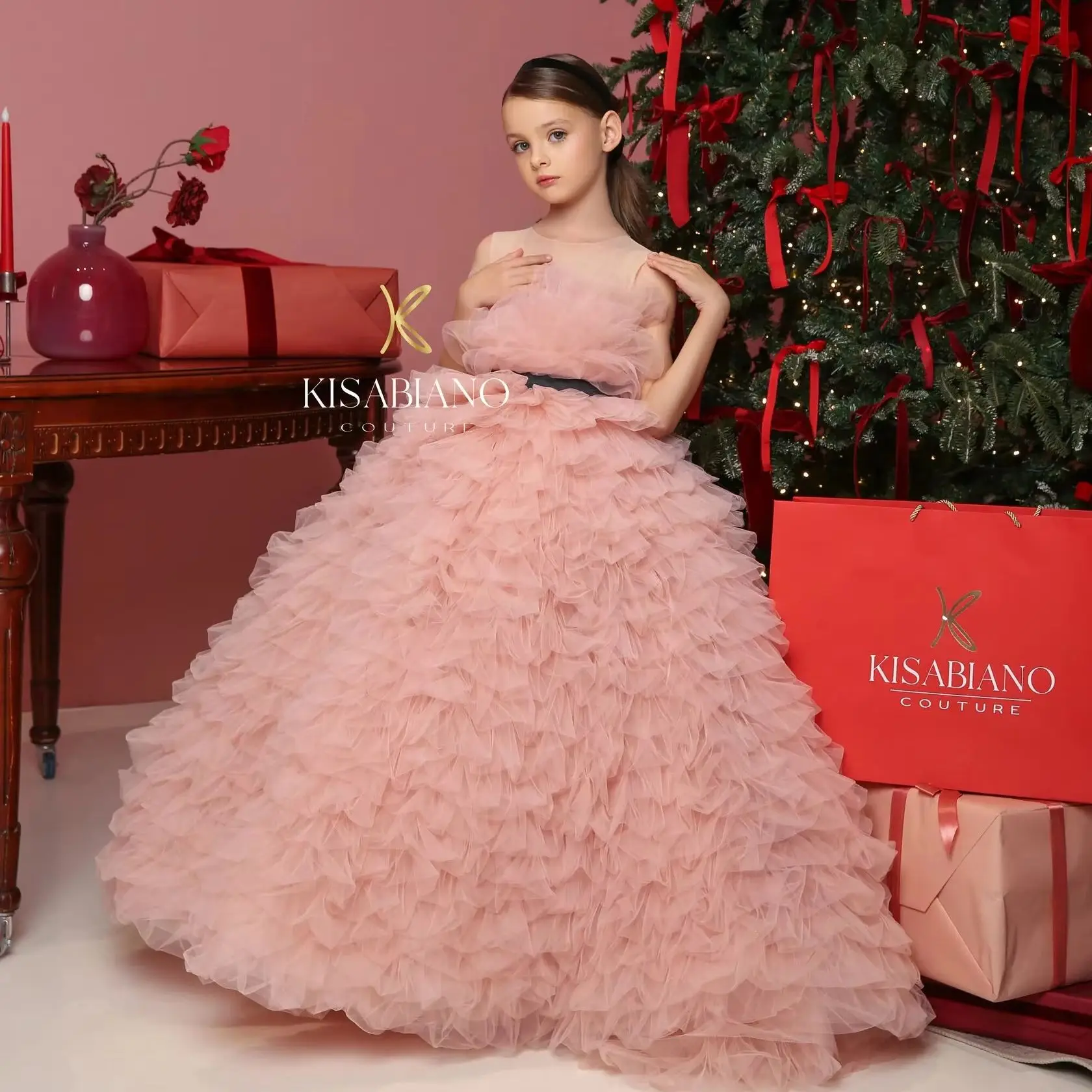 Blush Pink Flower Girl Dresses For Wedding Princess Tiered Puffy Skirt Litter Girl's Baby Birthday Party Prom Photo Shoot Gowns
Blush Pink Flower Girl Dresses For Wedding Princess Tiered Puffy Skirt Litter Girl's Baby Birthday Party Prom Photo Shoot Gowns