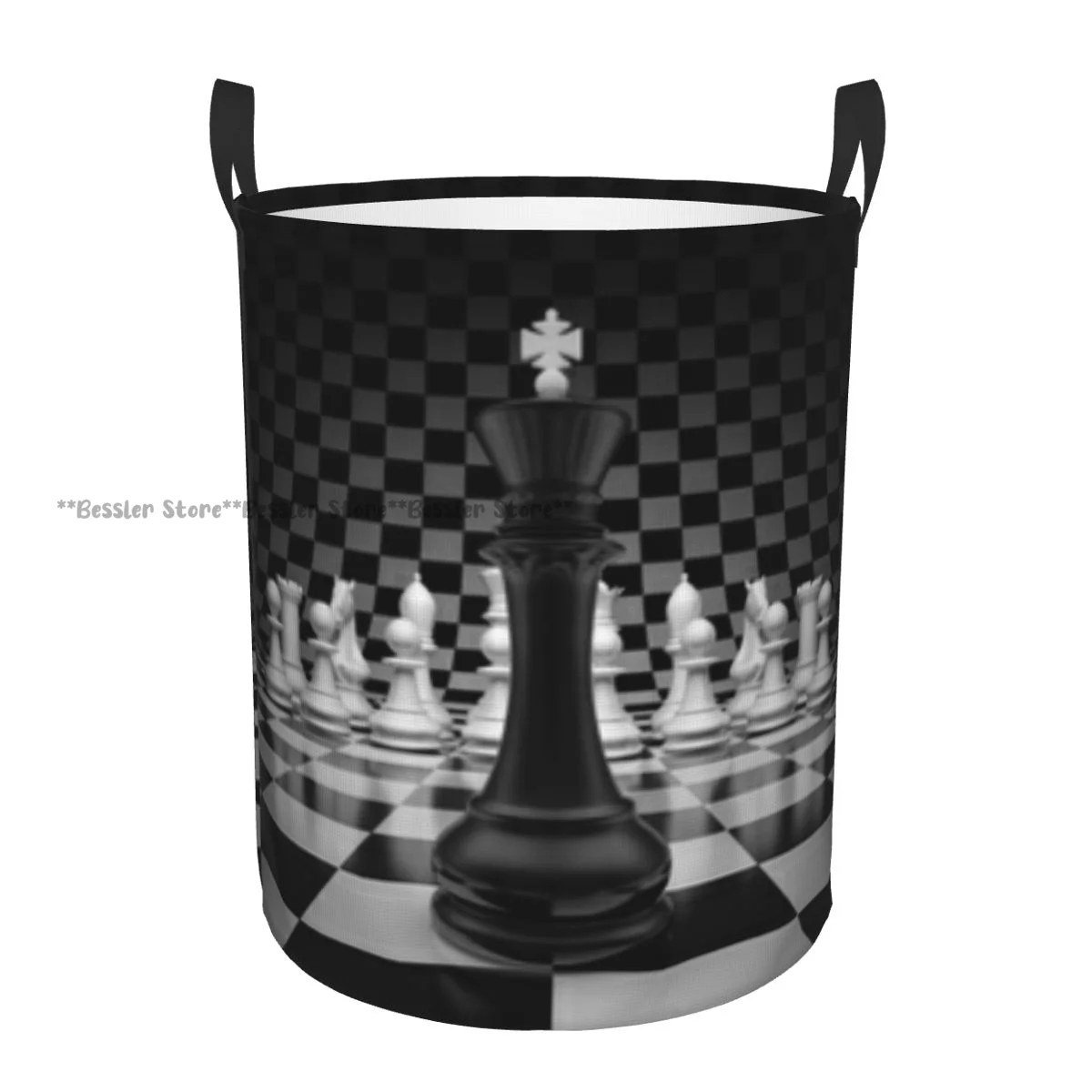 Laundry Basket King Of Leader At The Chess On Chessboard Round Storage Bin Collapsible Hamper Clothes Bucket Organizer
Laundry Basket King Of Leader At The Chess On Chessboard Round Storage Bin Collapsible Hamper Clothes Bucket Organizer
