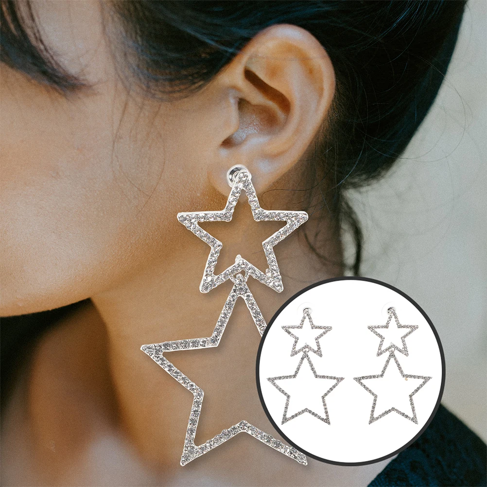 Sparkly Rhinestone Drop For Women Dangling Star Charms Lightweight Vintage Style For Party Birthday Aesthetic Dangle
Sparkly Rhinestone Drop For Women Dangling Star Charms Lightweight Vintage Style For Party Birthday Aesthetic Dangle