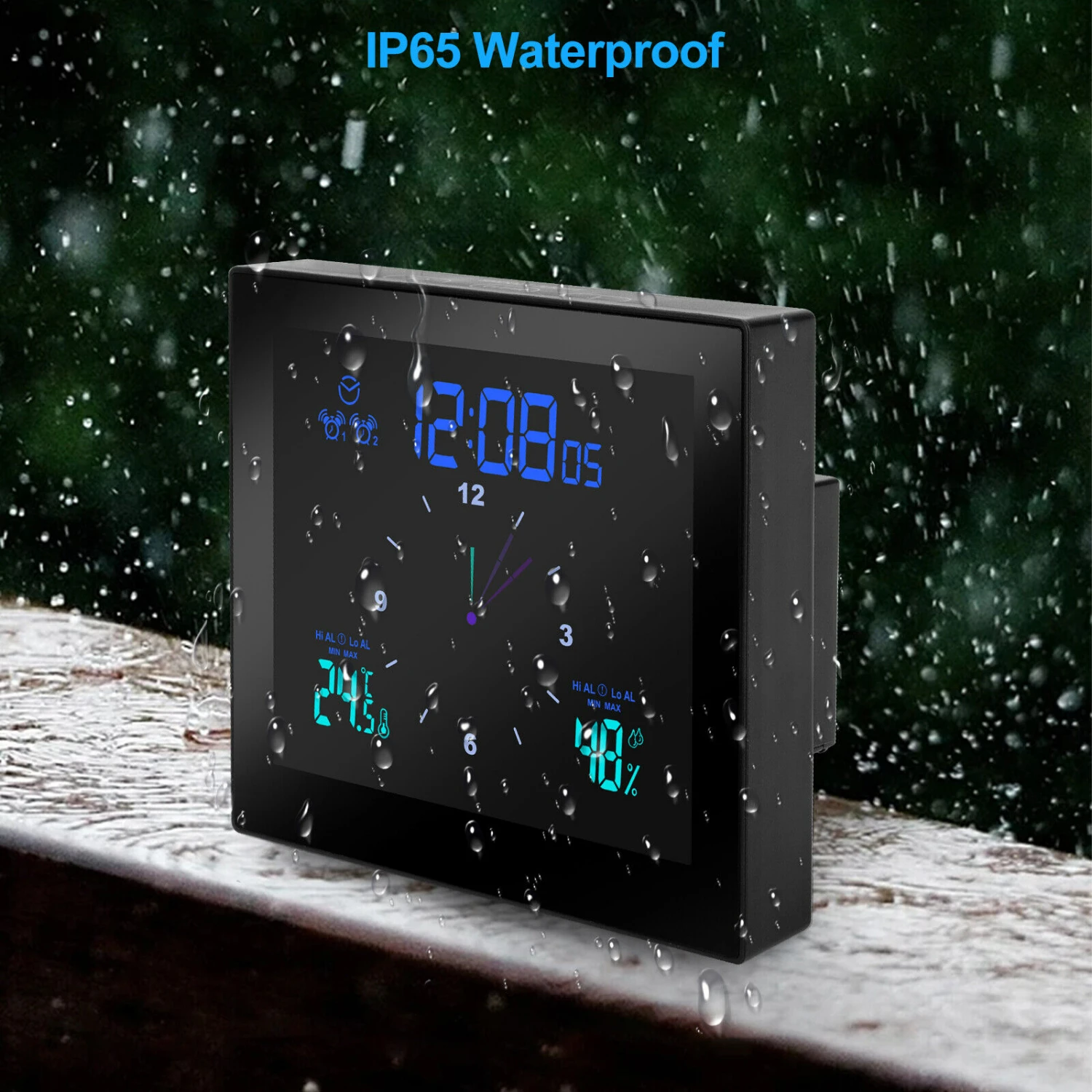 Highly Accurate and Precise Wireless Hygrometer and Thermometer with Vibrant Color Display - Reliable Digital Temperature and Hu
Highly Accurate and Precise Wireless Hygrometer and Thermometer with Vibrant Color Display - Reliable Digital Temperature and Hu