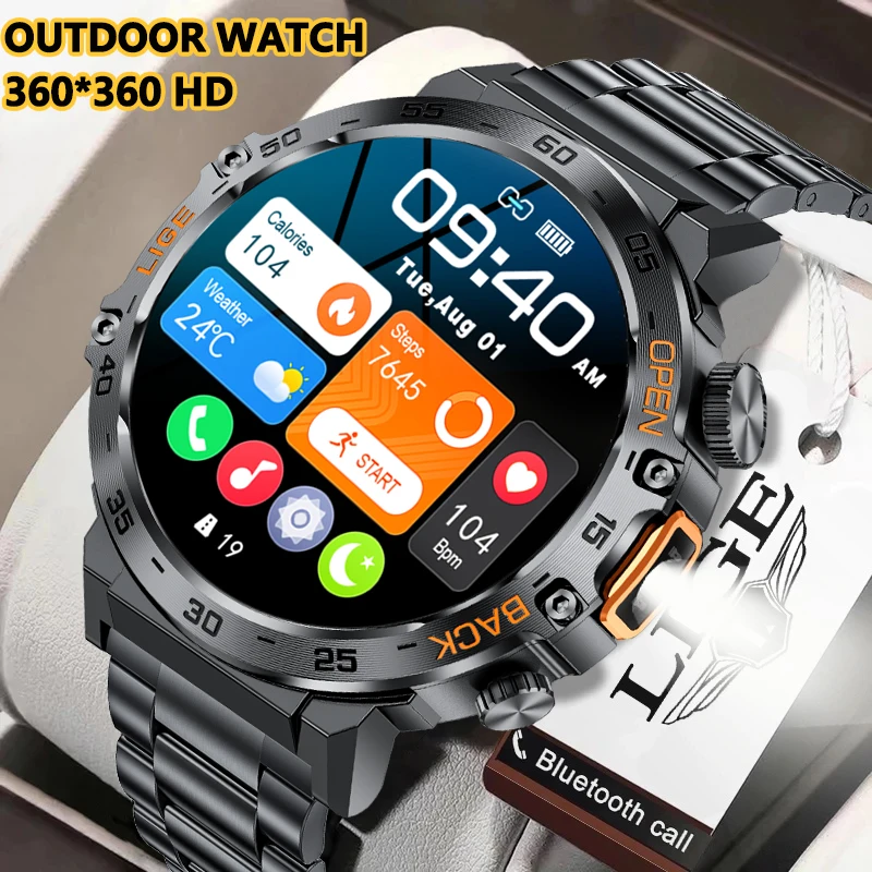 LIGE Smartwatch for Men 1.53-inch HD AMOLED Smart Watch BT Call Waterproof Health Monitor Sports Fitness Watches For Android iOS
LIGE Smartwatch for Men 1.53-inch HD AMOLED Smart Watch BT Call Waterproof Health Monitor Sports Fitness Watches For Android iOS