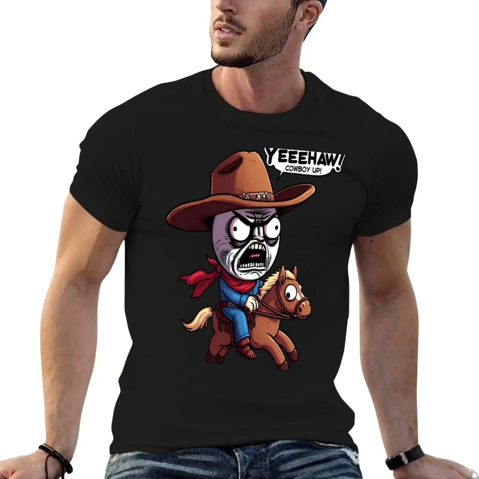 ЙОЕХАЙ! Ковбой вверх! Футболка мужская хлопковая футболка мужская дизайнерская мужская футболка футболка
ЙОЕХАЙ! Ковбой вверх! Футболка мужская хлопковая футболка мужская дизайнерская мужская футболка футболка