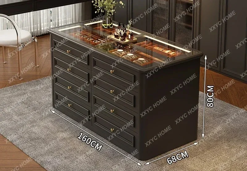 Y1 Clothing store cloakroom Nakajidai solid wood French jewelry display drawer chest storage cabinet
Y1 Clothing store cloakroom Nakajidai solid wood French jewelry display drawer chest storage cabinet