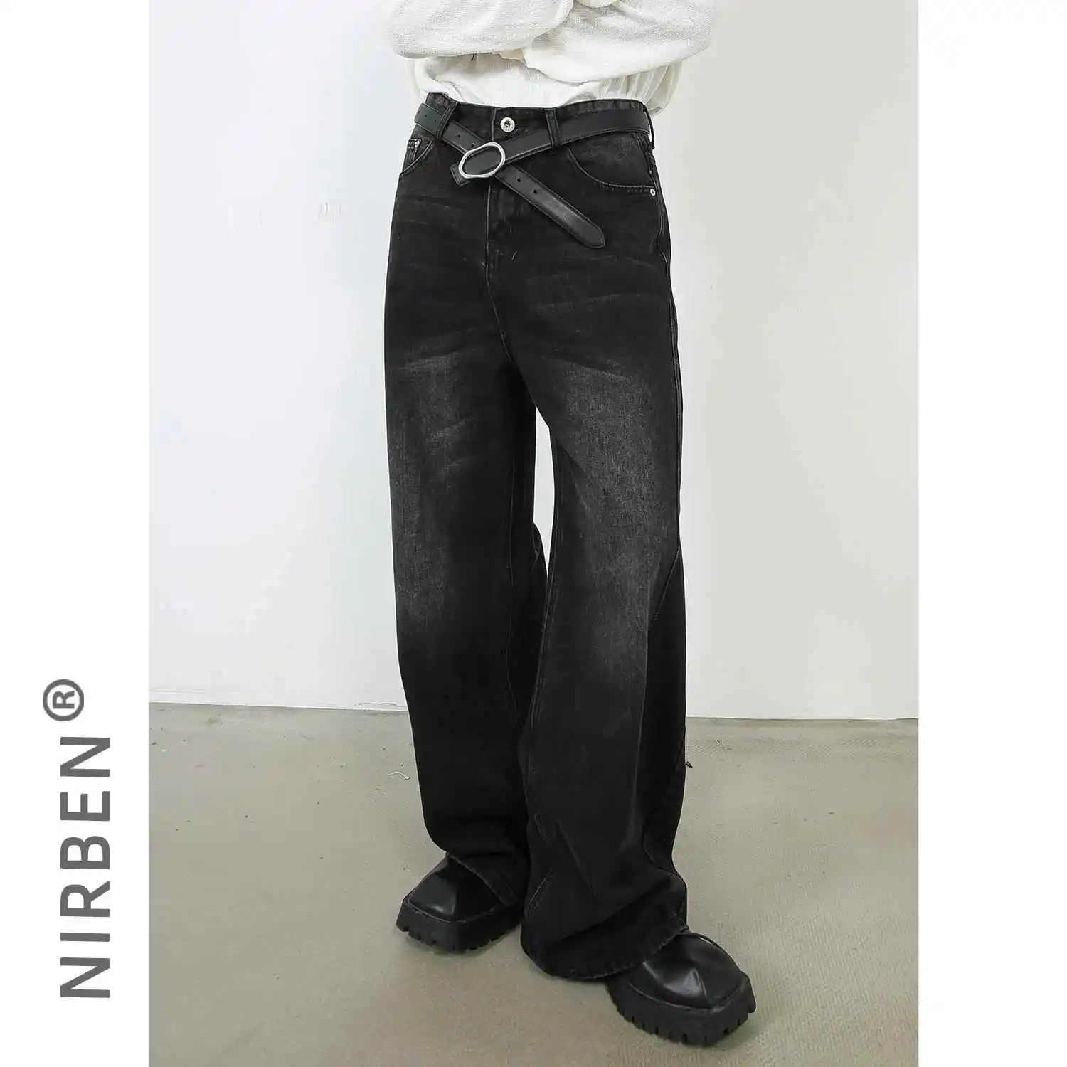 Свободные прямые широкие джинсы, мужские новые джинсы в Корейском стиле, американский ретро-дизайн, модный бренд, хлопковая молния со средней талией
Свободные прямые широкие джинсы, мужские новые джинсы в Корейском стиле, американский ретро-дизайн, модный бренд, хлопковая молния со средней талией