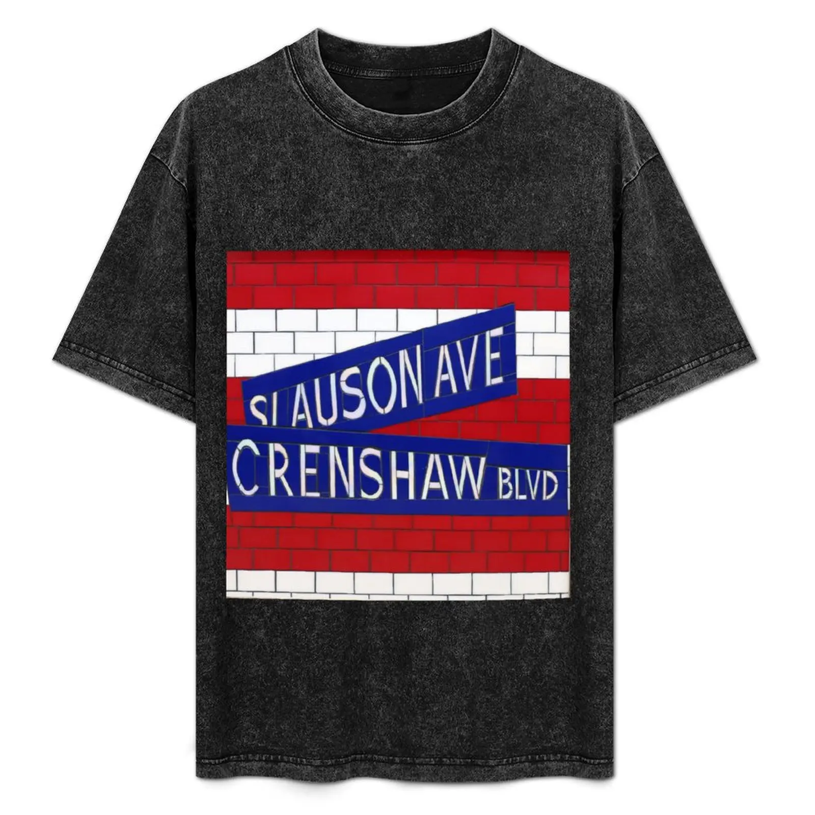 Crenshaw and Slauson T-Shirt Big Size Loose Fit Tee Shirt
Crenshaw and Slauson T-Shirt Big Size Loose Fit Tee Shirt