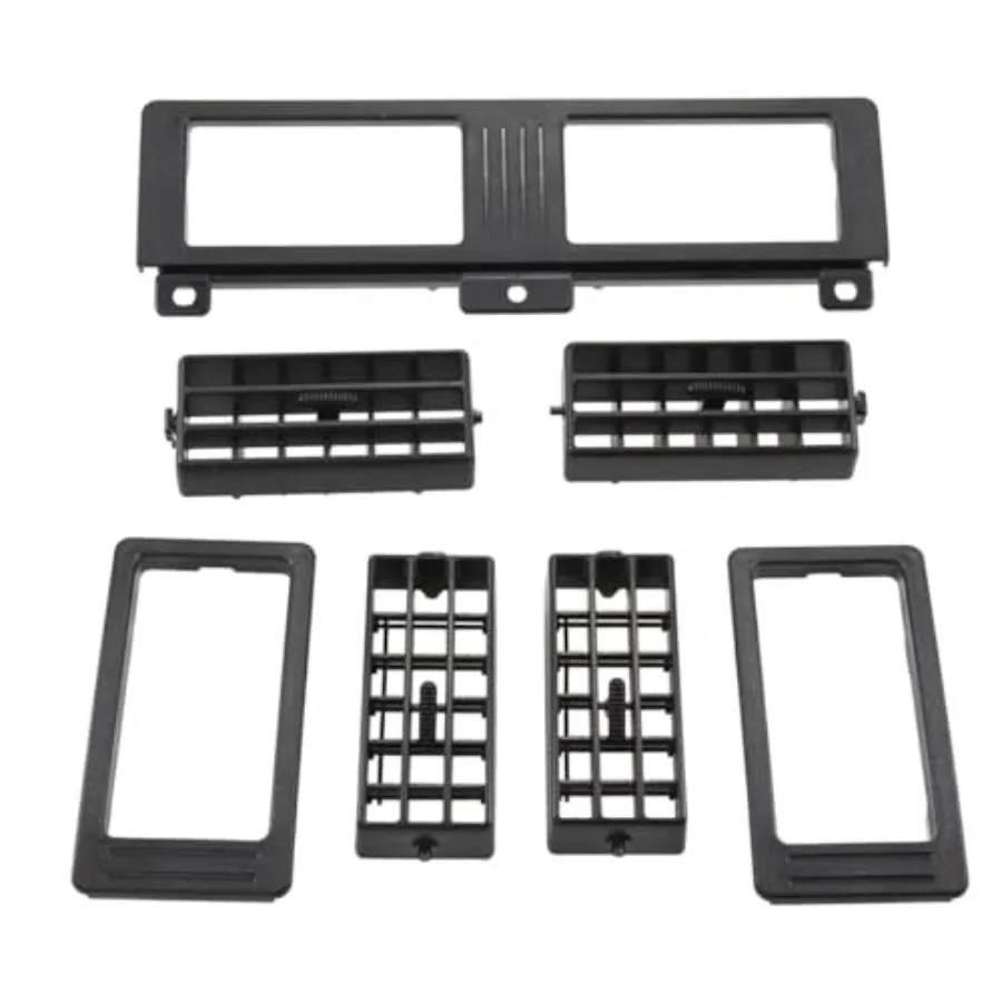 Dashboard Heater Air Vent Grille Set Compatible with Nissan Navara D21 Hardbody Pickup 1986 to 1997 Year, Black Color
Dashboard Heater Air Vent Grille Set Compatible with Nissan Navara D21 Hardbody Pickup 1986 to 1997 Year, Black Color