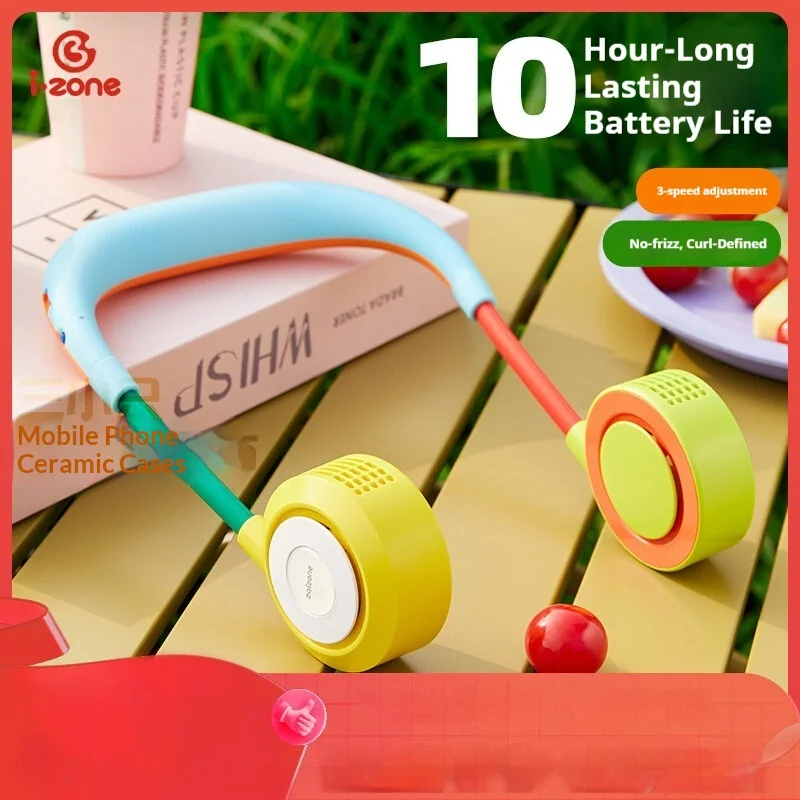 Zqizone Bladeless Neck Fan Portable Strong Wind Foldable Adjustable Lazy Mini Cooling Fan For Outdoor Travel Office Hiking
Zqizone Bladeless Neck Fan Portable Strong Wind Foldable Adjustable Lazy Mini Cooling Fan For Outdoor Travel Office Hiking
