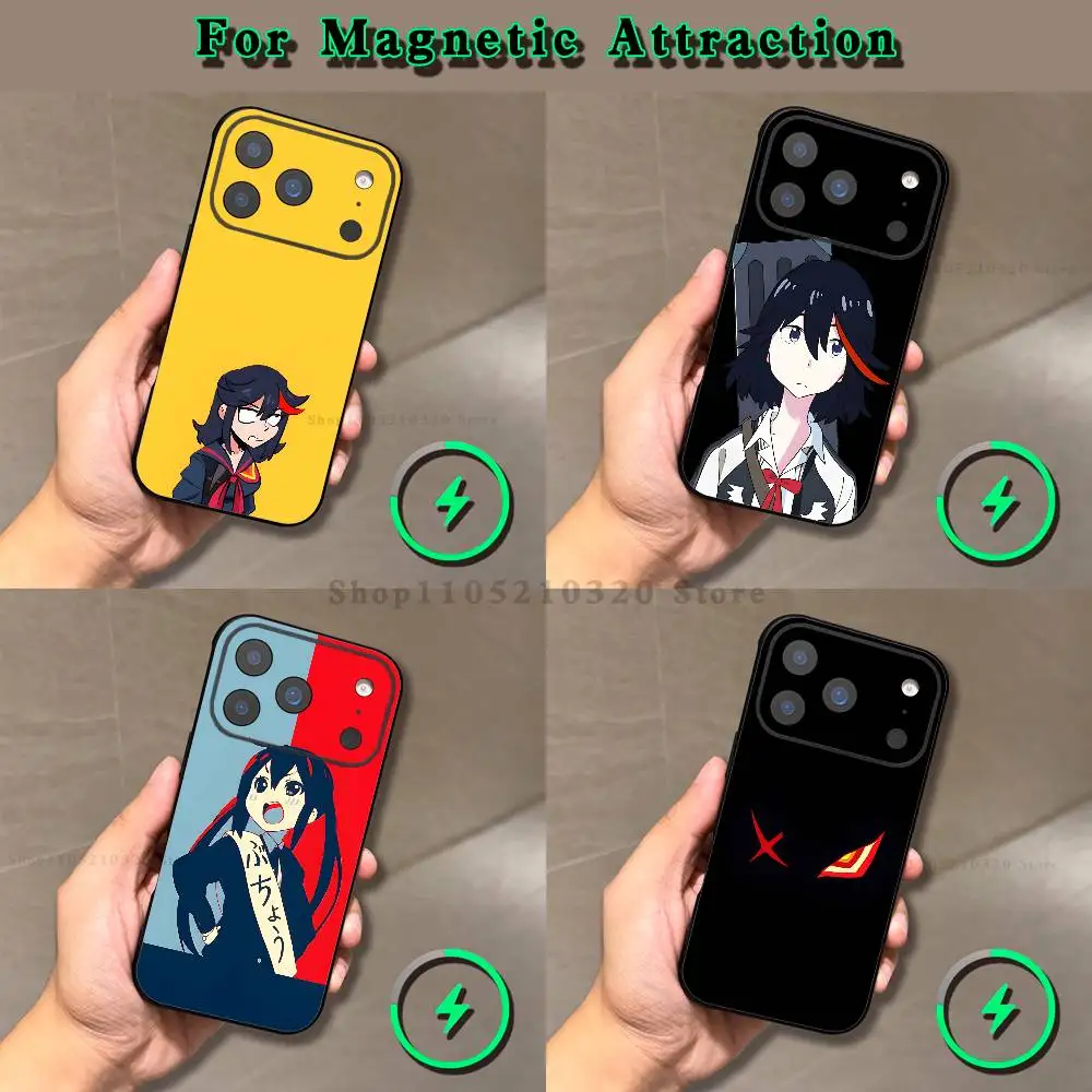 KILL la K-KILL R-Ryuko M-Matoi Phone Case For iPhone 17,16,15,14,13,12,X,XS,Pro,Max,Plus,E,Air,Mini with Magnetic Frosted Clear
KILL la K-KILL R-Ryuko M-Matoi Phone Case For iPhone 17,16,15,14,13,12,X,XS,Pro,Max,Plus,E,Air,Mini with Magnetic Frosted Clear