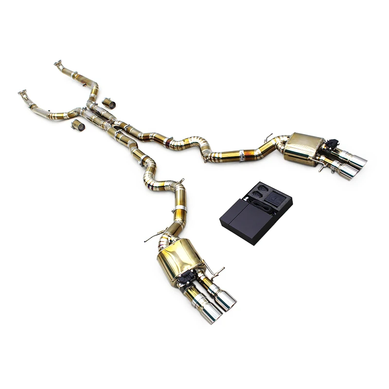 YD Titanium Valved Exhaust System For BMW M5/M6 F06/F10/F12/F13 4.4TT 2012-2016 3 Inch Titanium Exhaust Pipe With Valved System
YD Titanium Valved Exhaust System For BMW M5/M6 F06/F10/F12/F13 4.4TT 2012-2016 3 Inch Titanium Exhaust Pipe With Valved System
