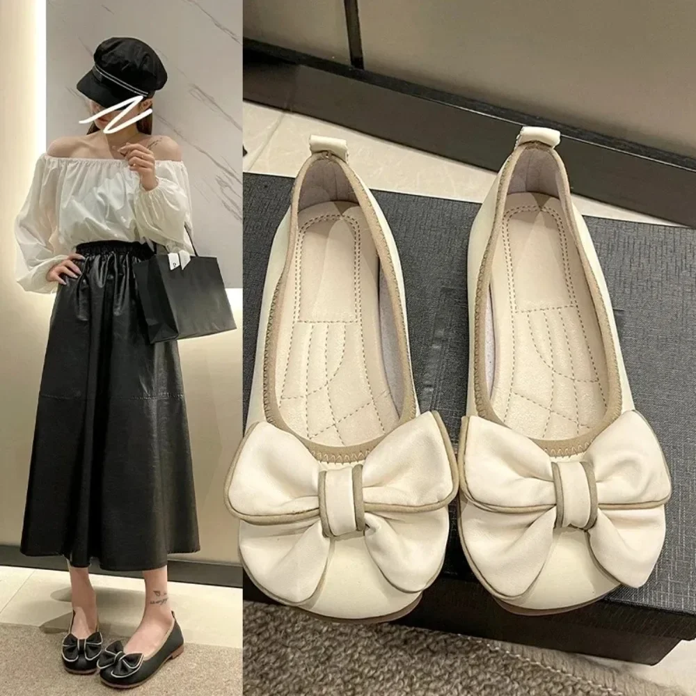 2024 Large Size Women's Shoes Bean Shoes Women's Spring Soft Sole Fat Feet Wide Fat Single A Slip-on Shoes
2024 Large Size Women's Shoes Bean Shoes Women's Spring Soft Sole Fat Feet Wide Fat Single A Slip-on Shoes
