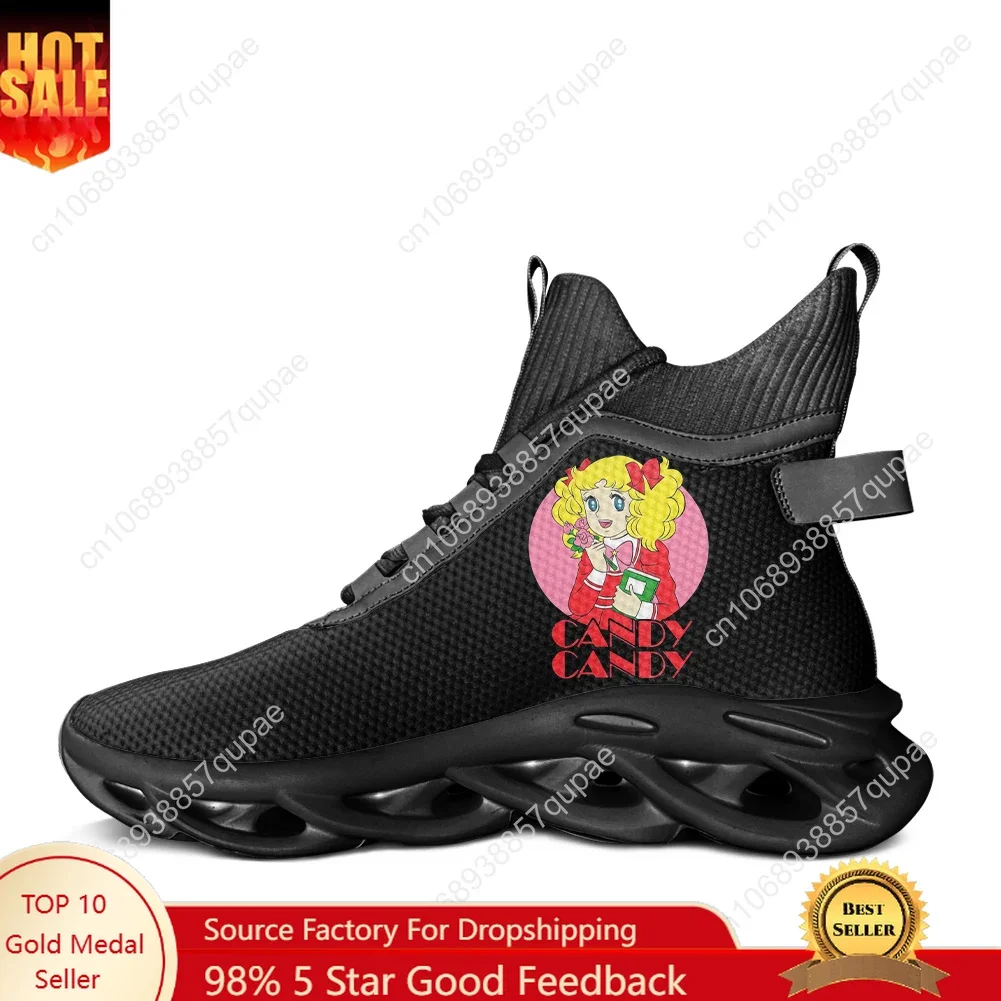 Candy Candy Cozy High Top Sneakers Anime Mens Womens Teenager Sports Shoes Comfortable Lace Up Mesh Footwear Customized Shoe
Candy Candy Cozy High Top Sneakers Anime Mens Womens Teenager Sports Shoes Comfortable Lace Up Mesh Footwear Customized Shoe