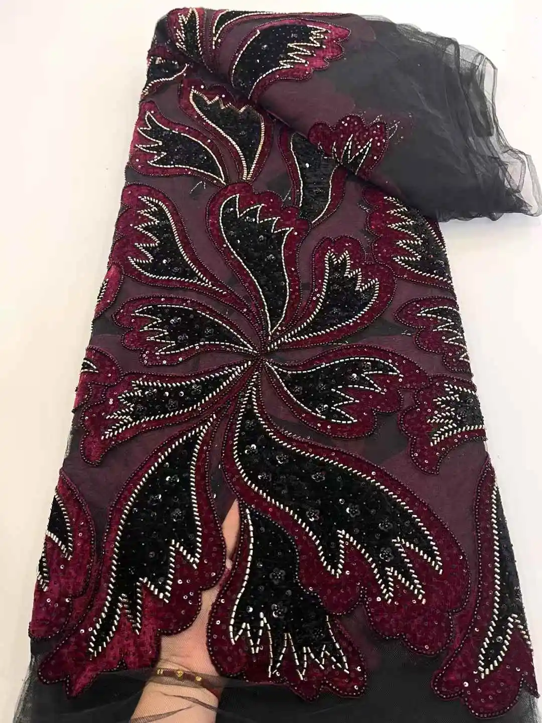 Latest Beads African Lace 2025 High Quality Sequins Nigerian French Tulle Fabric Embroidery for Women Dress XC70TY-31
Latest Beads African Lace 2025 High Quality Sequins Nigerian French Tulle Fabric Embroidery for Women Dress XC70TY-31
