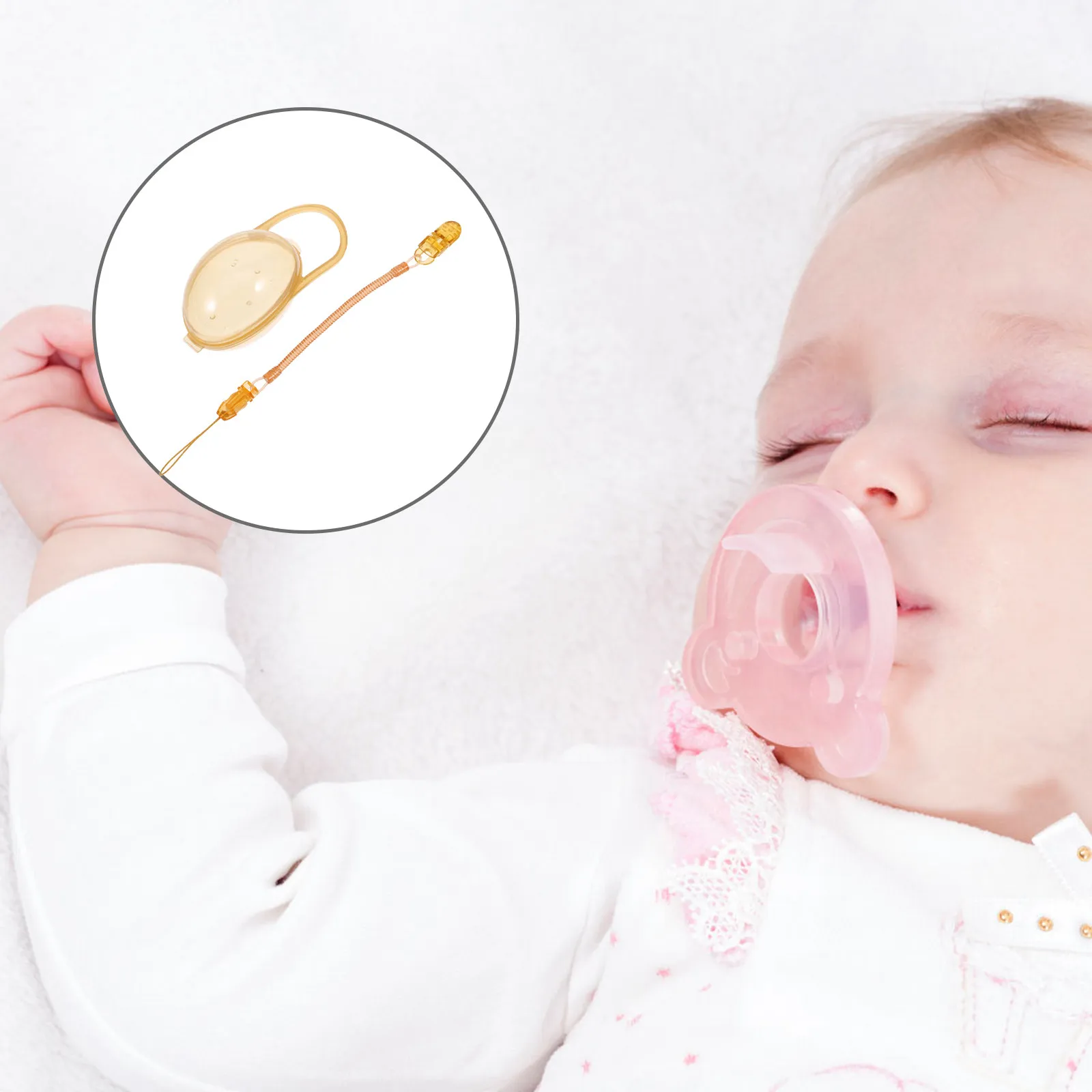 1Set Baby Pacifier Container with Spring Chain Small Pacifier Holder Case for Travel Home Use Portable Hygienic Storage
1Set Baby Pacifier Container with Spring Chain Small Pacifier Holder Case for Travel Home Use Portable Hygienic Storage