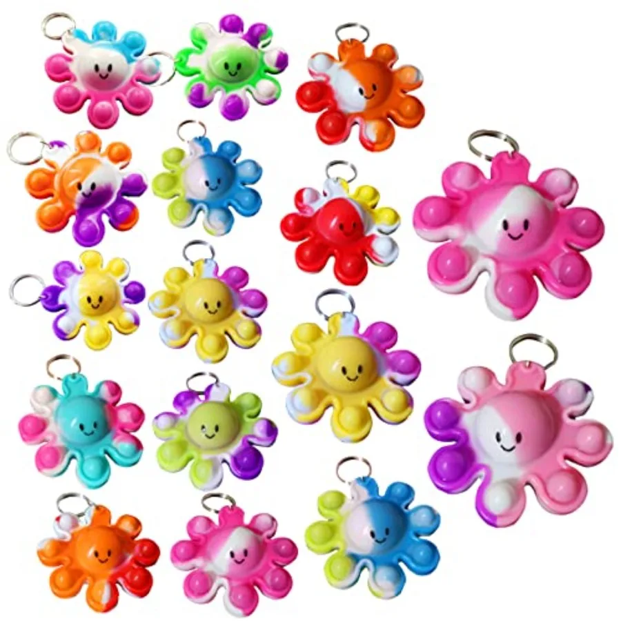 24 Packs Bulk octopus Fidget Bubble Bulk Mini Pop Keychain Fidget for Teens and,Birthday Party Favors Supplies Classroom summer
24 Packs Bulk octopus Fidget Bubble Bulk Mini Pop Keychain Fidget for Teens and,Birthday Party Favors Supplies Classroom summer