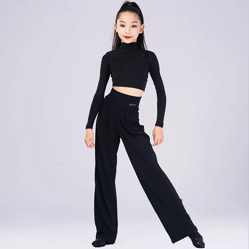 Girls Latin Dance New Set Samba Dance Competition Long sleeved Top Chacha Dance High Waist Long Pants Training Clothes XH20
Girls Latin Dance New Set Samba Dance Competition Long sleeved Top Chacha Dance High Waist Long Pants Training Clothes XH20