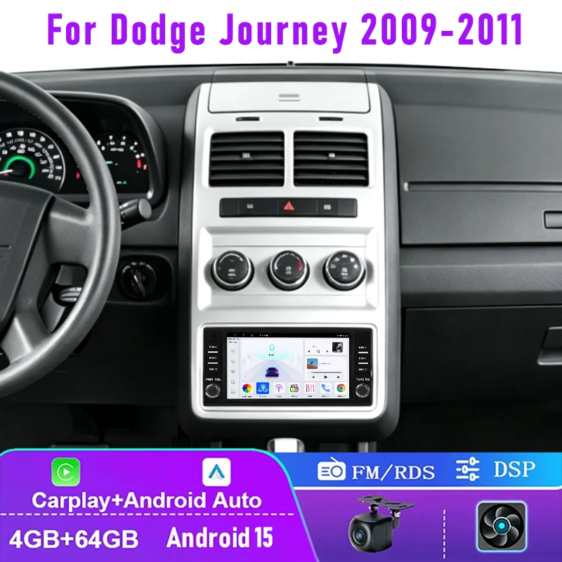 7" 4+64GB For Dodge Journey 2009-2011 Car Radio Wireless Carplay Android 15 Auto 2DIN Head Unit GPS Steering Wheel Control
7" 4+64GB For Dodge Journey 2009-2011 Car Radio Wireless Carplay Android 15 Auto 2DIN Head Unit GPS Steering Wheel Control