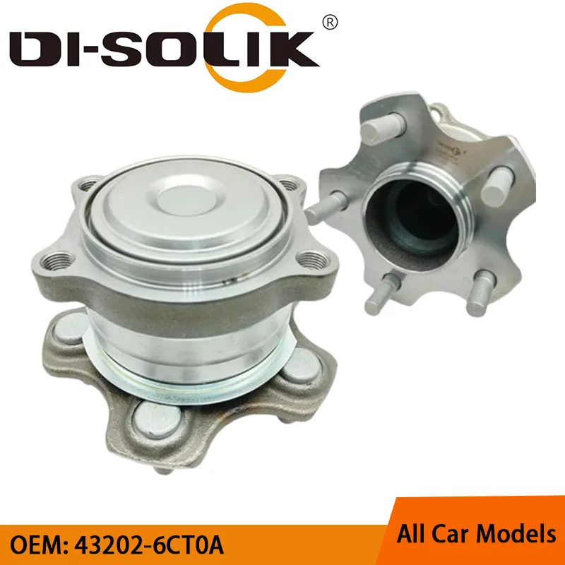 DI-SOLIK Auto Car Parts Rear Wheel Hub Bearing Assembly 43202-6CT0A 43202-6CA0A for 19 NISSAN TEANA L34Z 2018-
DI-SOLIK Auto Car Parts Rear Wheel Hub Bearing Assembly 43202-6CT0A 43202-6CA0A for 19 NISSAN TEANA L34Z 2018-