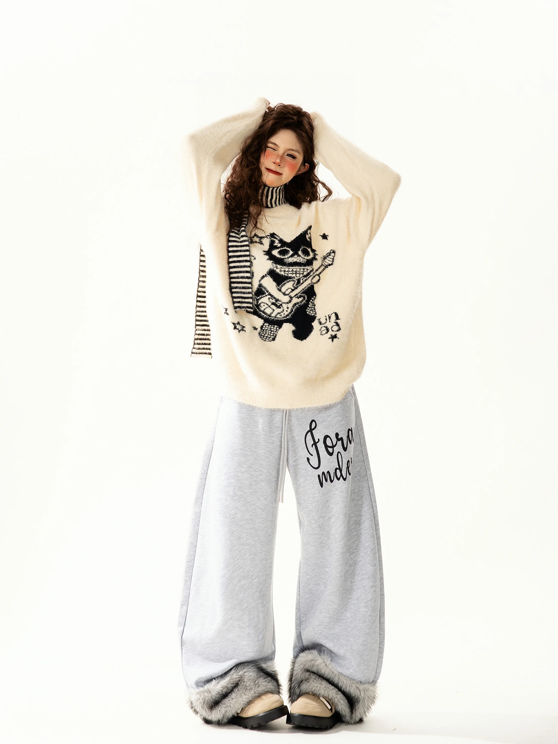 Ретро-свитер с забавным узором, круглый вырез, вязаный, женский, в полоску, универсальный, модный, с длинными рукавами, повседневный, зимний, F...
Ретро-свитер с забавным узором, круглый вырез, вязаный, женский, в полоску, универсальный, модный, с длинными рукавами, повседневный, зимний, F...