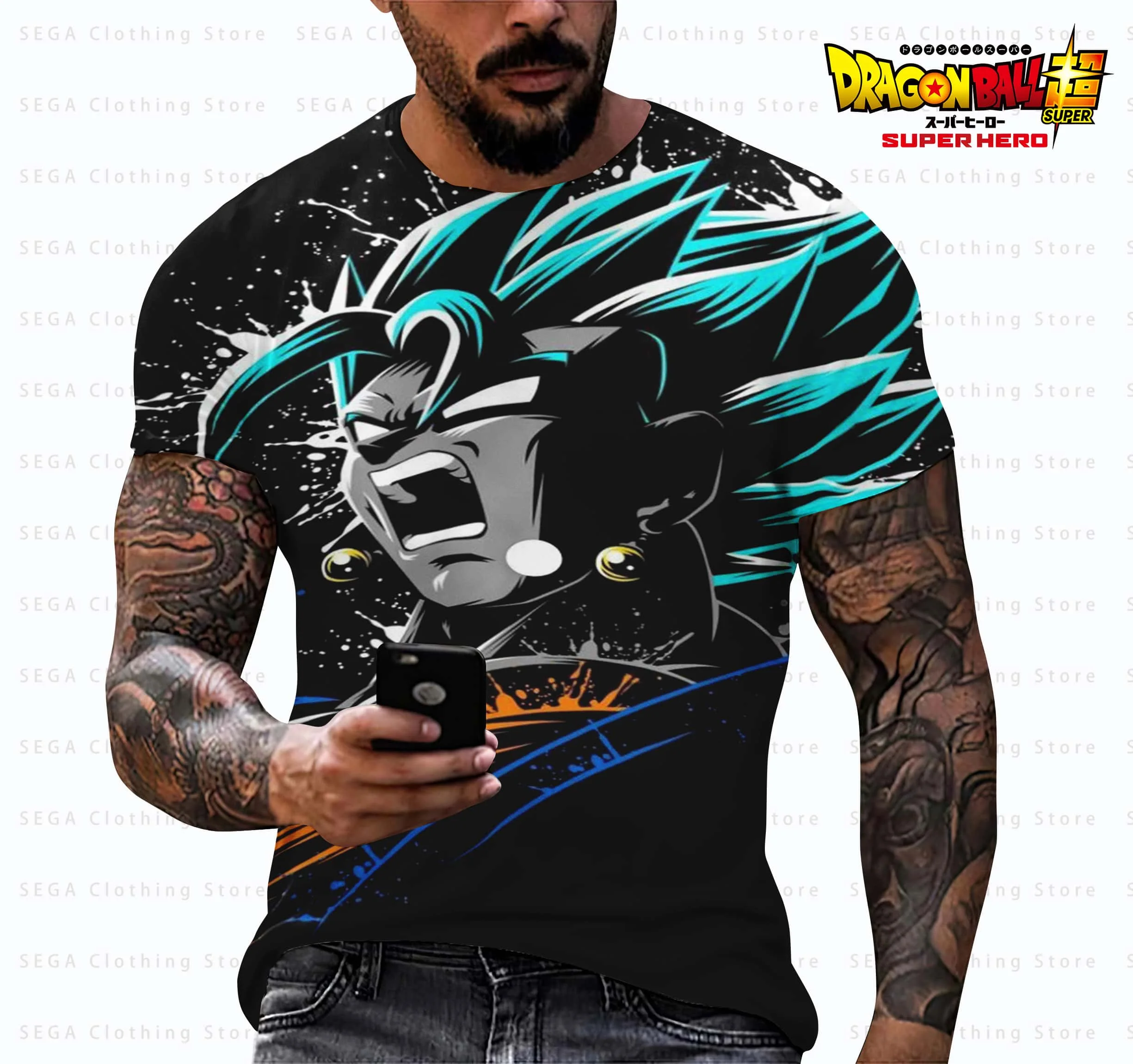 Dragon Ball Z Goku Men's Vegeta T Shirt Streetwear 100-6XL Saiyan New Oversized Short Sleeved Y2K Cool GYM O-collar Anime Summer
Dragon Ball Z Goku Men's Vegeta T Shirt Streetwear 100-6XL Saiyan New Oversized Short Sleeved Y2K Cool GYM O-collar Anime Summer