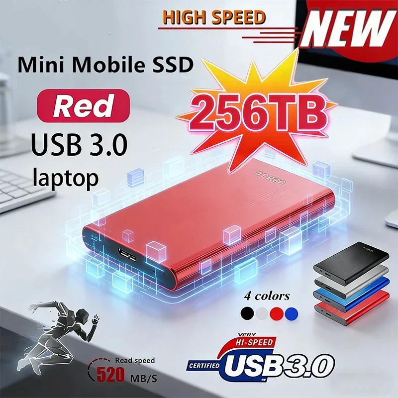 Портативный SSD-накопитель 256 ТБ, высокоскоростной SSD 2 ТБ, внешний жесткий диск 8 ТБ, массовое хранилище данных, интерфейс USB 3.0, накопитель для ноутбуков и компьютеров
Портативный SSD-накопитель 256 ТБ, высокоскоростной SSD 2 ТБ, внешний жесткий диск 8 ТБ, массовое хранилище данных, интерфейс USB 3.0, накопитель для ноутбуков и компьютеров