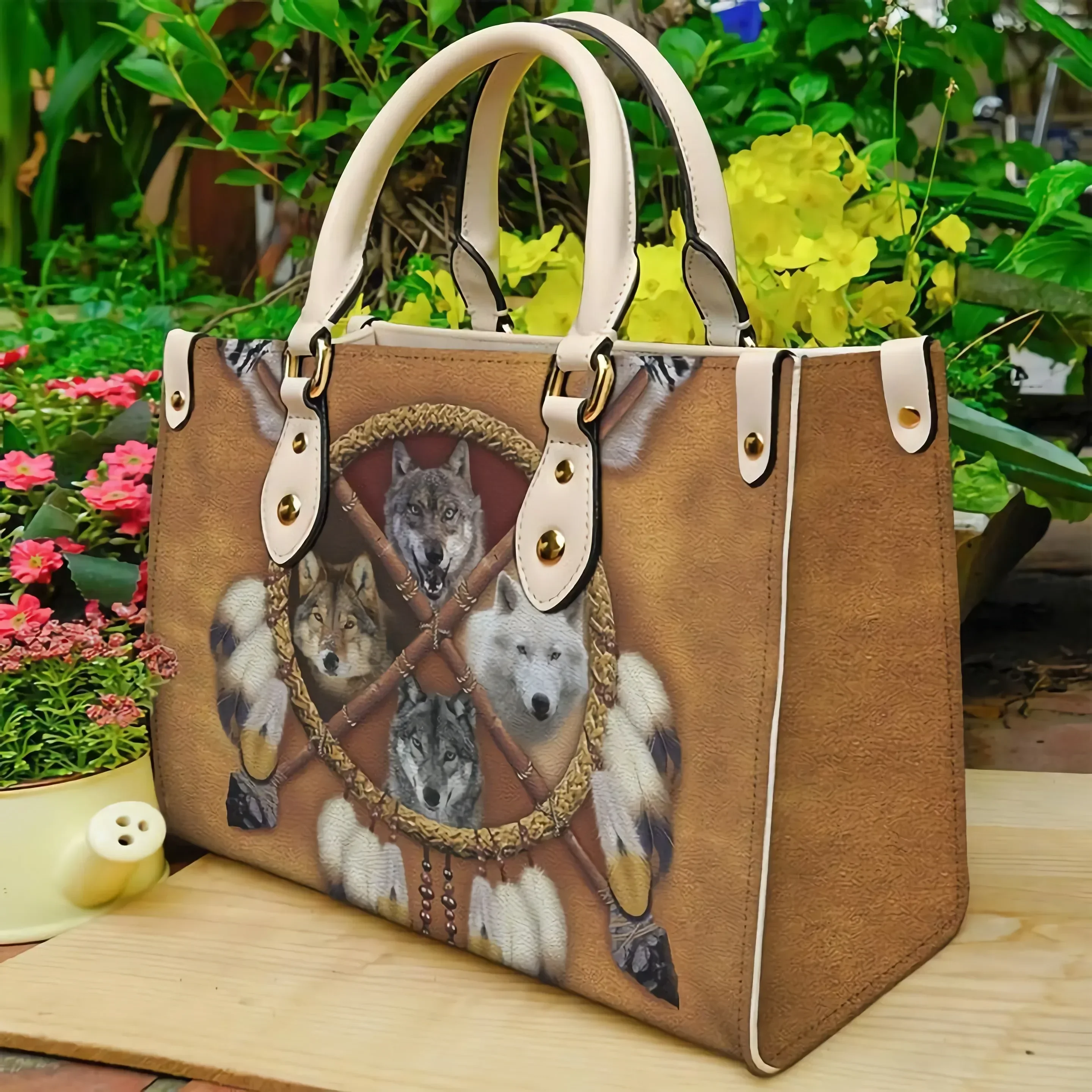 Cywgift Hot Sale Retro Wolf Design Casual Womens Tote Bag Fashion Pu Leather Handbag for Laides Cross Bags 2024
Cywgift Hot Sale Retro Wolf Design Casual Womens Tote Bag Fashion Pu Leather Handbag for Laides Cross Bags 2024