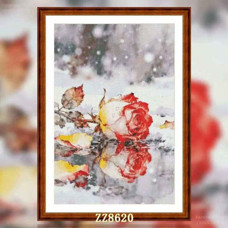 ZZ8620- Набор для вышивания крестиком Winter Rose 14CT 16CT 18CT с нанесенным рисунком, 88 цветов
ZZ8620- Набор для вышивания крестиком Winter Rose 14CT 16CT 18CT с нанесенным рисунком, 88 цветов