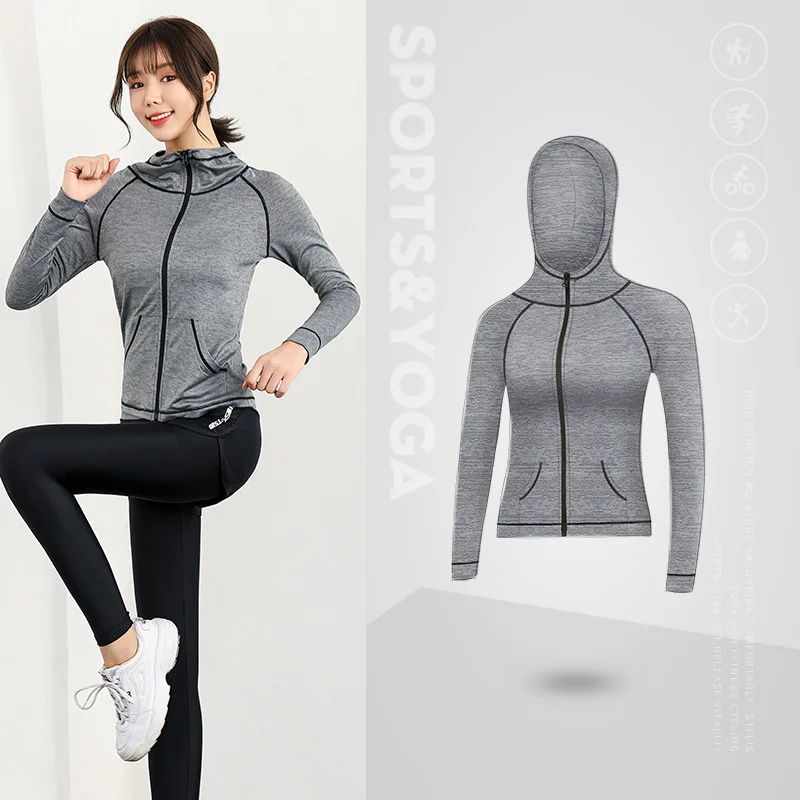 Women Spots Coat 2023 Spring And Autumn New Quick Drying Fitness Coat Sports Running Wear Women's Casual Yoga Jacket Top
Women Spots Coat 2023 Spring And Autumn New Quick Drying Fitness Coat Sports Running Wear Women's Casual Yoga Jacket Top