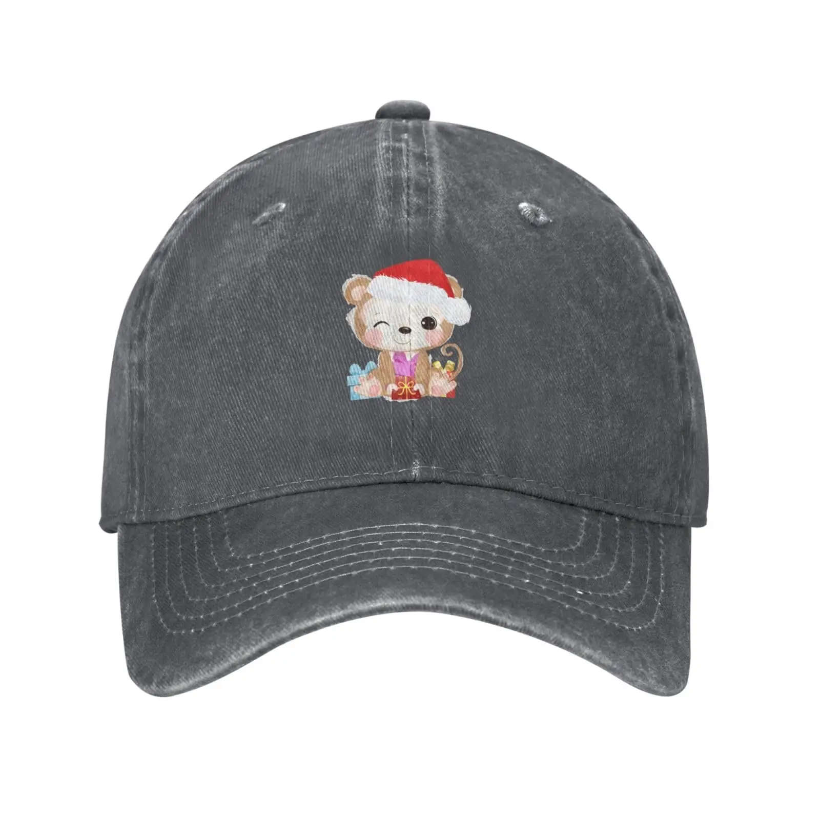 Cute Christmas Monkeys in Watercolor Style Baseball Cap for Men Women Denim Hat Washed Cotton Fashion Cap Unisex Adjustable
Cute Christmas Monkeys in Watercolor Style Baseball Cap for Men Women Denim Hat Washed Cotton Fashion Cap Unisex Adjustable
