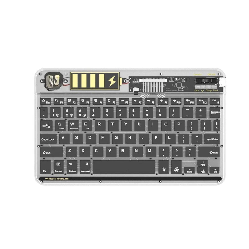 Applicable bluetooth gradual change keyboard multi-system device silent light and thin portable 10 inch transparent
Applicable bluetooth gradual change keyboard multi-system device silent light and thin portable 10 inch transparent