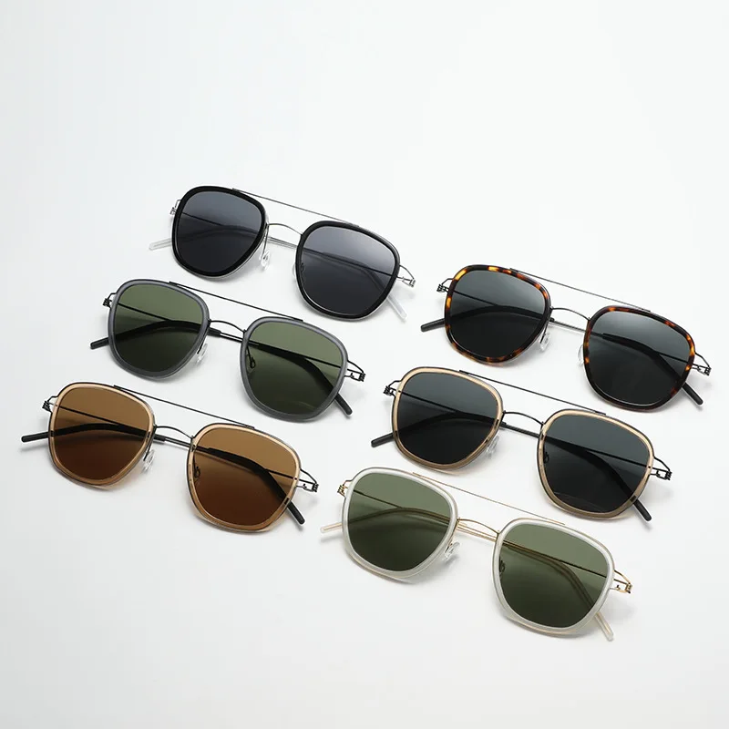 Denmark Brand Designer Screwless Polarized Sunglasses Men Classic Aviator Double Beam Sunscreen Driving Sunglasses UV Protection
Denmark Brand Designer Screwless Polarized Sunglasses Men Classic Aviator Double Beam Sunscreen Driving Sunglasses UV Protection