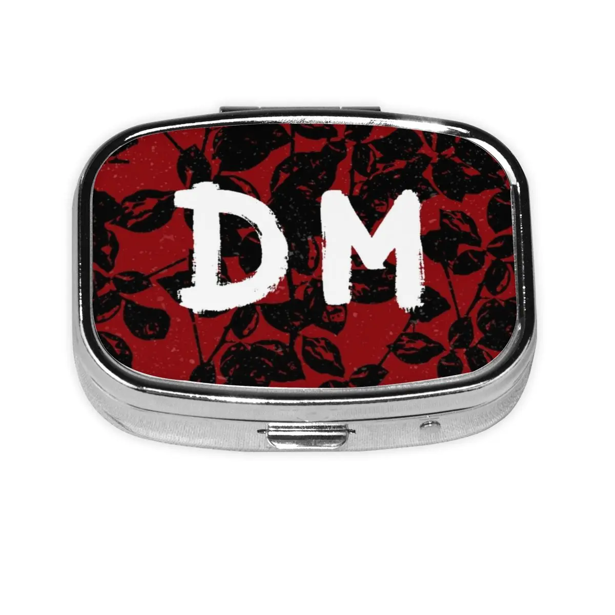 DeMo Violator Texture Metal Pills Box Mini Cool Depeches Modes DM 2-Compartment Square Pill Organizer Container for Purse
DeMo Violator Texture Metal Pills Box Mini Cool Depeches Modes DM 2-Compartment Square Pill Organizer Container for Purse