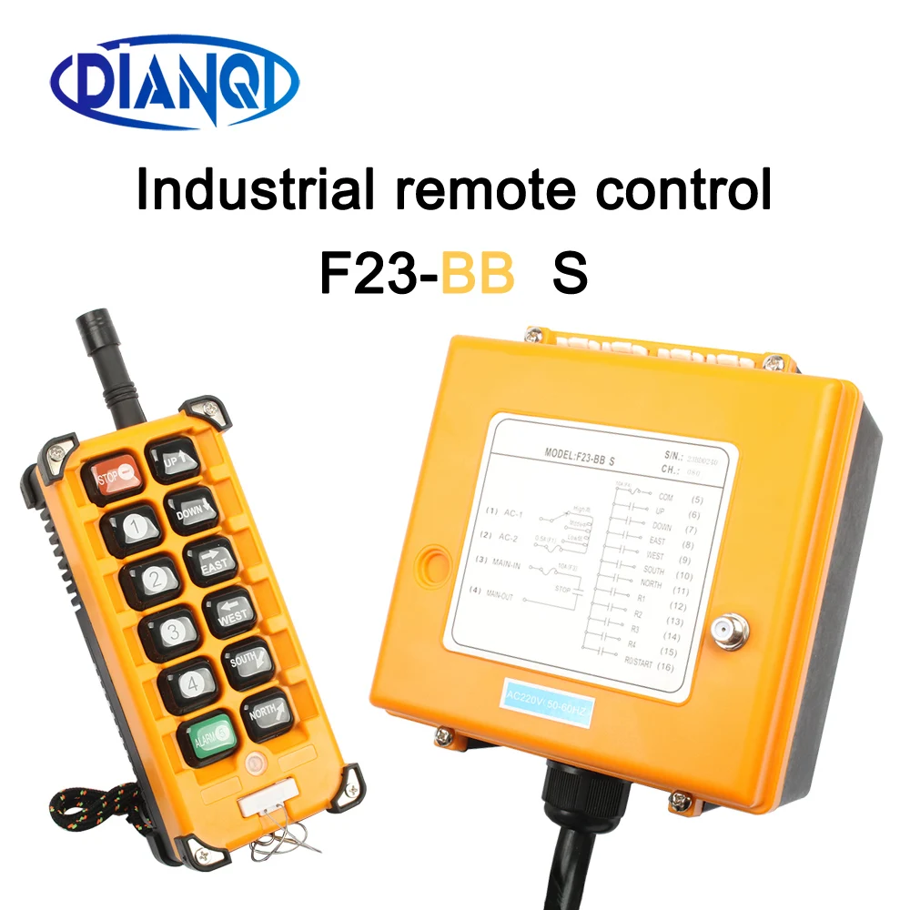 F23-BB Industrial Wireless Radio remote controller switch control Hoist Crane Control Lift Crane for electrical appliance
F23-BB Industrial Wireless Radio remote controller switch control Hoist Crane Control Lift Crane for electrical appliance