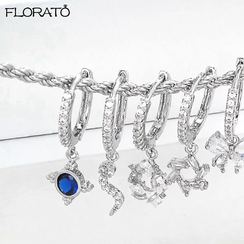 Hot Sale Fashion 925 Sterling Silver Needle Blue Zircon Stars Earrings for Woman Fine Birthday Jewelry Gifts Eardrop Accessories
Hot Sale Fashion 925 Sterling Silver Needle Blue Zircon Stars Earrings for Woman Fine Birthday Jewelry Gifts Eardrop Accessories