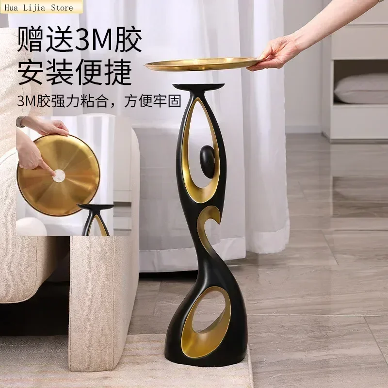 Creative Home Decor Art Abstract Sofa Side Table Light Luxury Living Room Porch Decoration Corner Table Designer Furniture
Creative Home Decor Art Abstract Sofa Side Table Light Luxury Living Room Porch Decoration Corner Table Designer Furniture