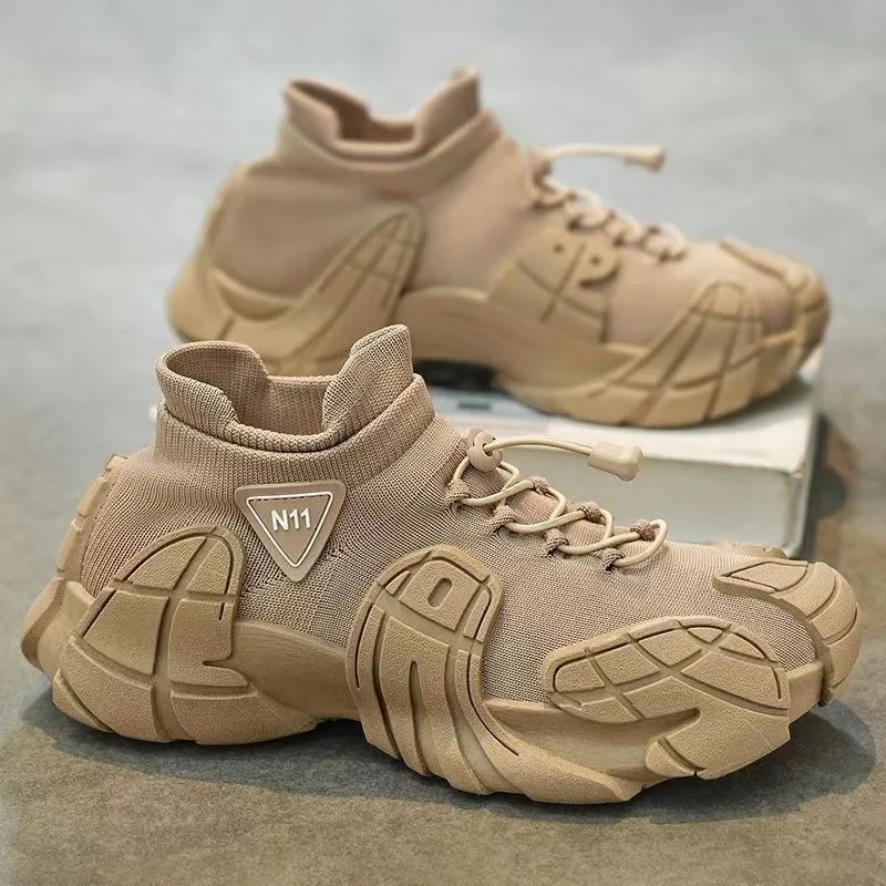 High Quality Men's Shoes 2025 New Summer Breathable Mesh Platform Sneakers for Men Outdoor Sports Leisure Socks Trendy Shoes Men
High Quality Men's Shoes 2025 New Summer Breathable Mesh Platform Sneakers for Men Outdoor Sports Leisure Socks Trendy Shoes Men