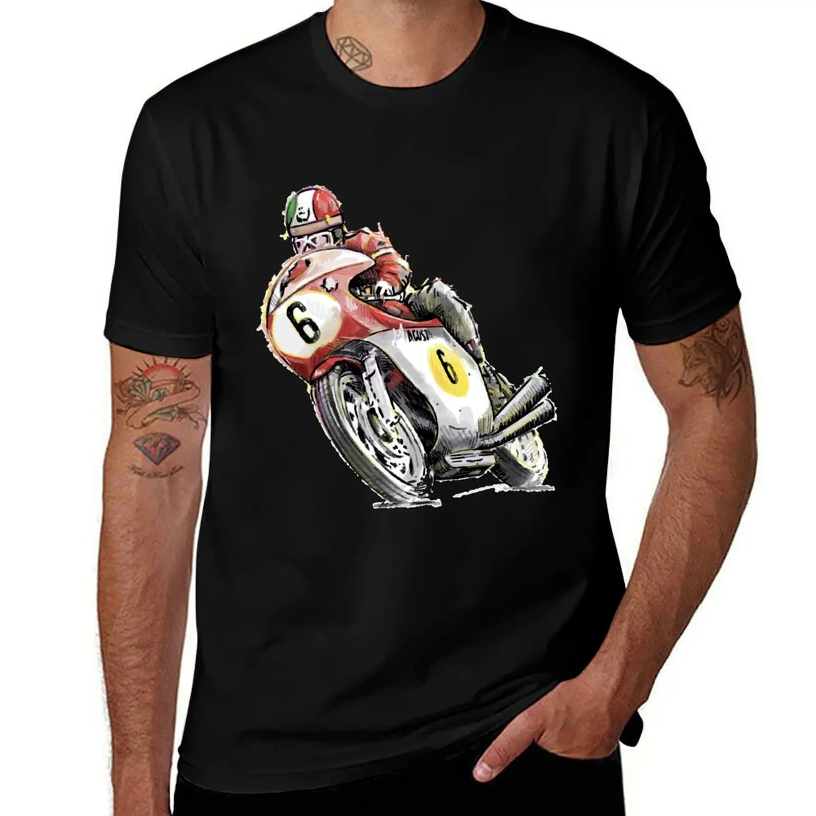 Illustrated for Agostini, Motorbike anime shirts Legend, Tribute, man T-Shirt Illustrated t Tribute Giacomo
Illustrated for Agostini, Motorbike anime shirts Legend, Tribute, man T-Shirt Illustrated t Tribute Giacomo