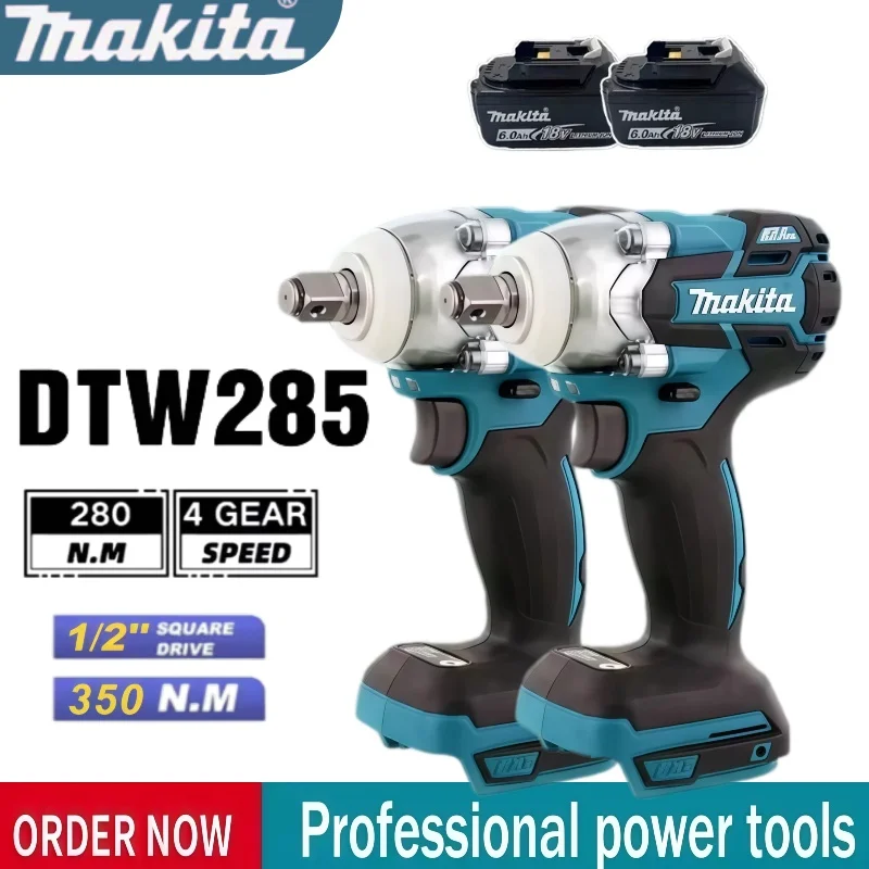 Makita DTW285 Brushless Electric Screwdriver 280N.m 1/2" Socket Rechargeable Drill Driver Compatible For Makita 18V Battery
Makita DTW285 Brushless Electric Screwdriver 280N.m 1/2" Socket Rechargeable Drill Driver Compatible For Makita 18V Battery