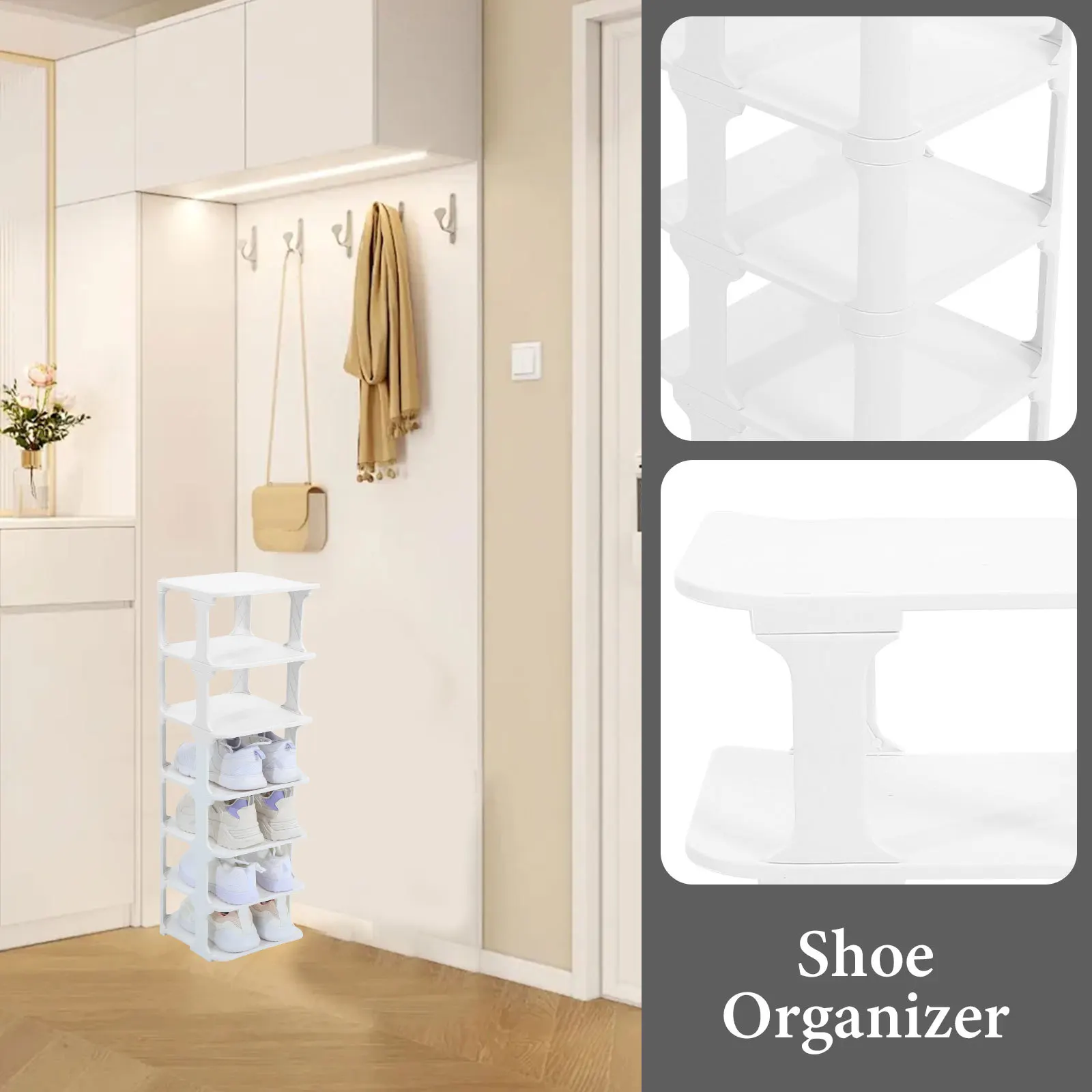 7 Tier Rack Multi Layer Tall Narrow Shelf Sturdy Home Organizer Storage Rack Space Saving Shoe Stand Easy Install Plastic Shoe
7 Tier Rack Multi Layer Tall Narrow Shelf Sturdy Home Organizer Storage Rack Space Saving Shoe Stand Easy Install Plastic Shoe