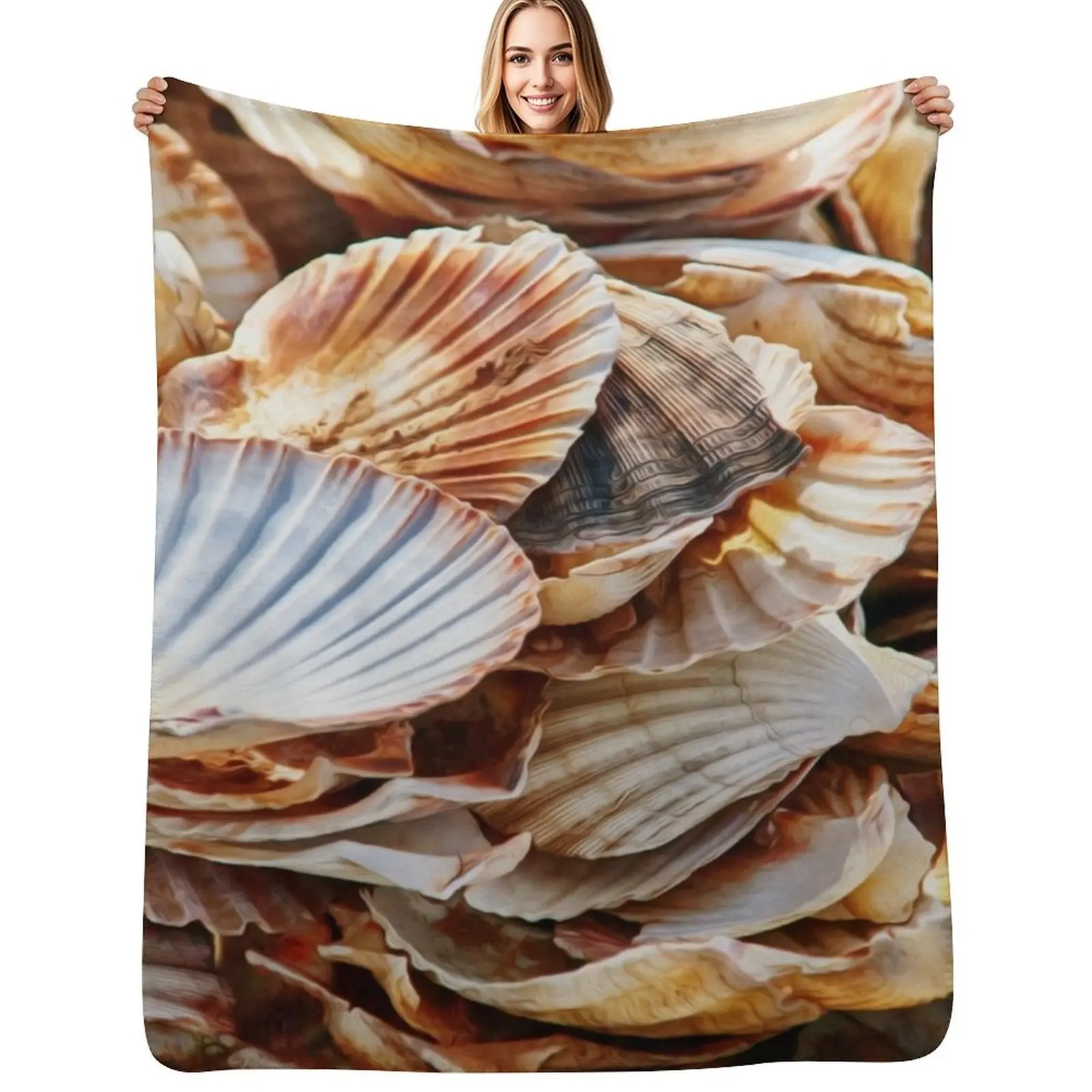 Seashells, Seashells Throw Blanket Soft Breathable Blanket for Night Sleeping
Seashells, Seashells Throw Blanket Soft Breathable Blanket for Night Sleeping