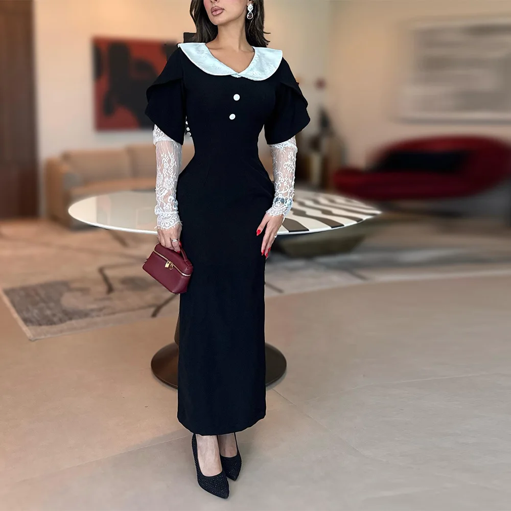 Customized V-Neck Long Sleeves Evening Dress Elegant Split Mermaid Party Dresses Temperament Lace Zipper Back Prom Dress
Customized V-Neck Long Sleeves Evening Dress Elegant Split Mermaid Party Dresses Temperament Lace Zipper Back Prom Dress